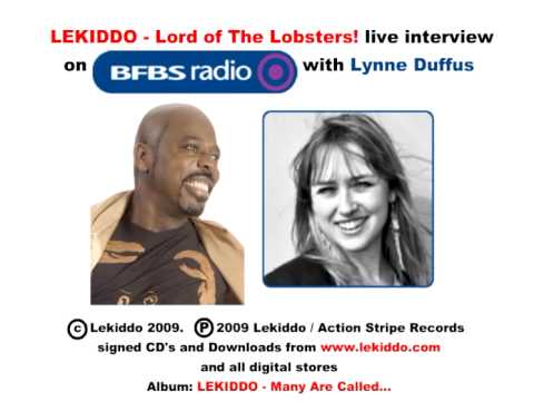 Lynne Duffus from BFBS interviews LEKIDDO - Lord of The Lobsters!