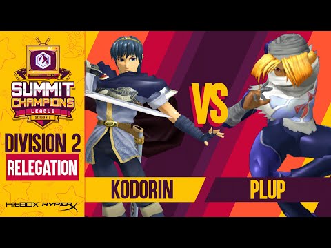 KoDoRiN vs Plup - Division 2: Relegation - SCL 2 | Marth vs Sheik