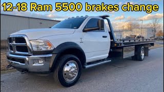 2012-2018 Ram 5500 How to change front brakes
