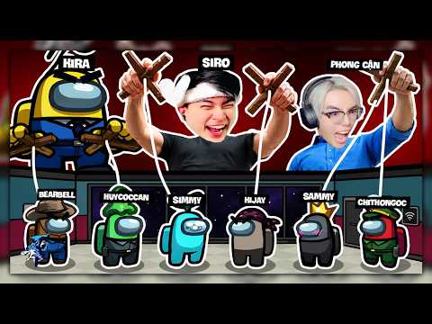 Siro, Kira Và Phong Cận Thao Túng Tàn Sát Cả Phòng Among Us ! Nếu 3 Khứa Thảo Mai Làm Impostor