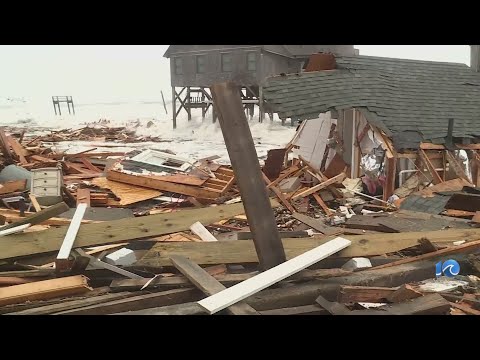 Seashore: 5 unoccupied homes collapse in Buxton