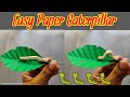 DIY Tissue paper caterpillar which moves forward and backward || Easy Paper caterpillar toy