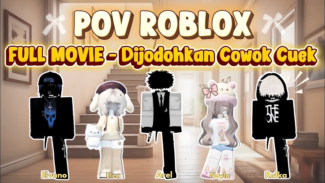 FULL MOVIE - DIJODOHKAN DENGAN COWOK CUEK | POV PERCAKAPAN ROBLOX | ROBLOX STORY