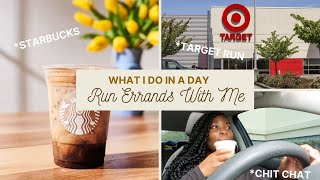 SPEND A DAY WITH ME| STARBUCKS ORDER, TARGET RUN AND GIRL CHIT-CHAT!!!