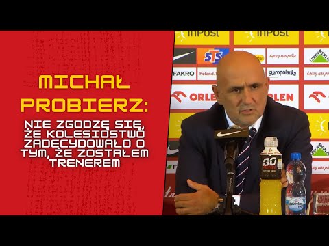 "Mam taki apel na sam początek pracy". Pierwsza konferencja prasowa Probierza w roli selekcjonera