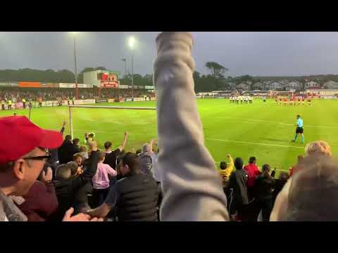 Sligo Rovers v Bala town winning penalty save .👏