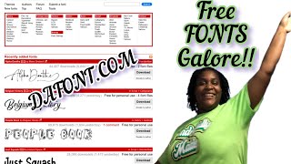 HOW INSTALL FREE FONTS ON DAFONT.COM || EXTRACTING AND SAVING FONTS TO COMPUTER