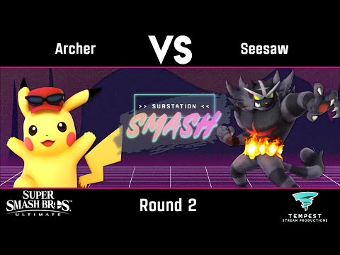 Archer (Pikachu) VS Seesaw (Incineroar) - Round 2 - Substation Smash: Final Form