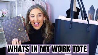 WHATS IN MY WORK TOTE!!!👜 WHAT I CARRY TO WORK EVERYDAY!