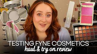 TESTING FYNE COSMETICS! Viral Cruelty Free TikTok Brand Haul & First Impression Review!