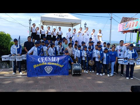 BANDA MUSICAL CECSMA en Concurso de Bandas, Santiago Texacuangos 2026, San Salvador. 