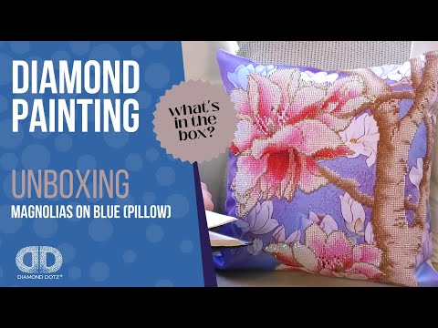 Magnolias on Blue Kit Unboxing
