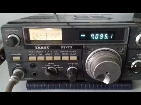 FT77 receiving 7mhz band