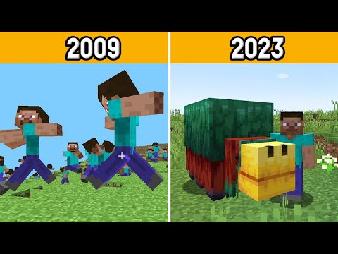 Minecraft Evolution 2009 - 2023