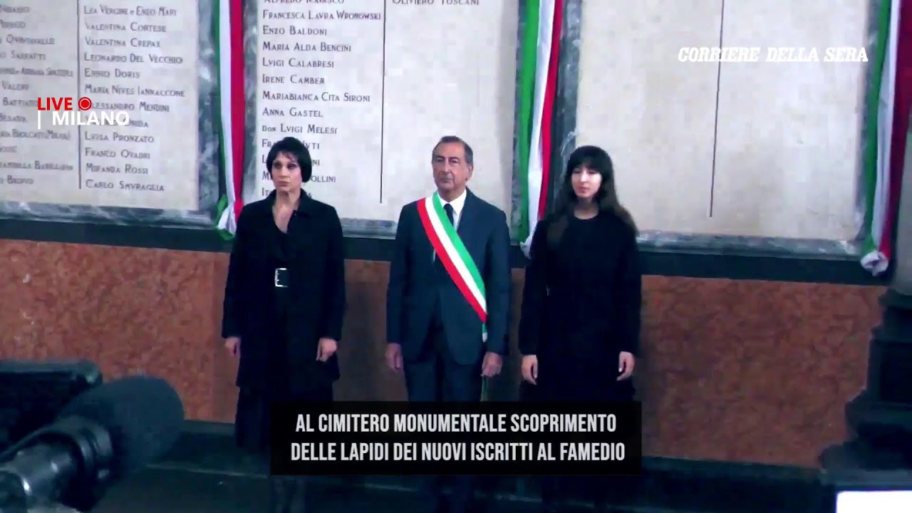 Milano, i nuovi iscritti al Famedio