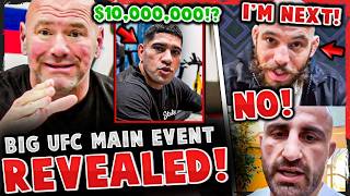 BIG UFC MAIN EVENT ANNOUNCED! Alex Pereira $10 MILLION!? VOLK SHUTS DOWN Jean Silva!