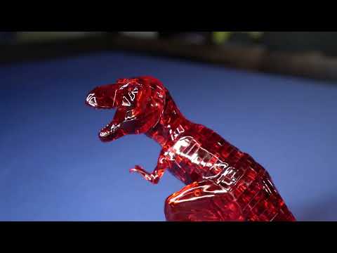 3D Crystal Puzzle - Red T Rex