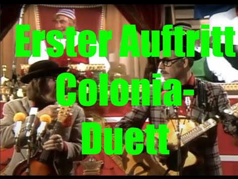 Erster Fernsehauftritt des Colonia-Duett