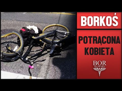 Motoambulans - potrącona rowerzystka