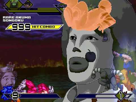 MUGEN: Rare akuma, goku ultra instinto vs dark donald, lord shredder