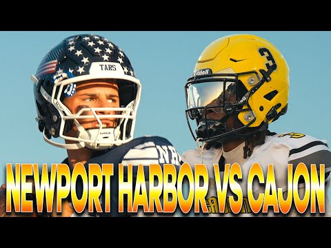 Newport Harbor vs Cajon🔥 OC vs IE💥 High Scoring Bout Goes to THE FINAL PLAY‼️ Week 3