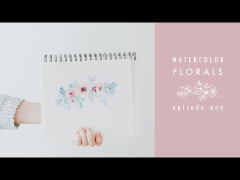 How To Paint Winter Roses: Watercolor Florals Episode One Video