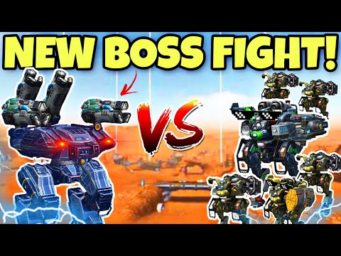 🔥 1vs6 BEHEMOTH VS COSSACK ARMY BOSS FIGHT SKIRMISH CONCEPT || WAR ROBOTS || NEW ||