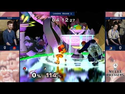 Melee Pression IV - GamA (Samus) vs. Atomme1 (Ganondorf) - Losers Round 1