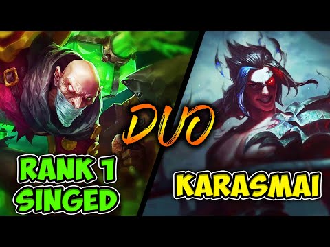 WHEN THE #1 SINGED AND #1 KAYN PLAY TOGETHER | Karasmai x Minishcap - League of Legends