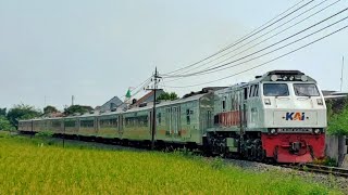 Download lagu MENDENGARKAN KERASNYA SUARA DERU MESIN LOKOMOTIF CC 203 SAAT MENARIK KERETA RANGKAIAN PANJANG mp3