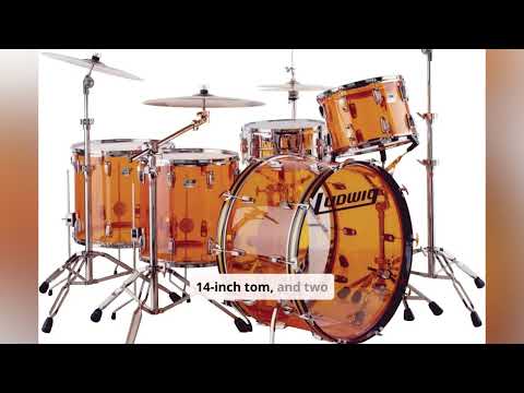 Drum Just Like Bonham with the Ludwig Vistalite Zep Set Drum Kit - papa drums stuff