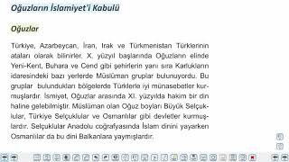 Eğitim Vadisi TYT Tarih 6.Föy Türklerin İslamiyeti Kabulü ve İlk Türk İslam Devletleri 1 Konu Anlatım Videoları