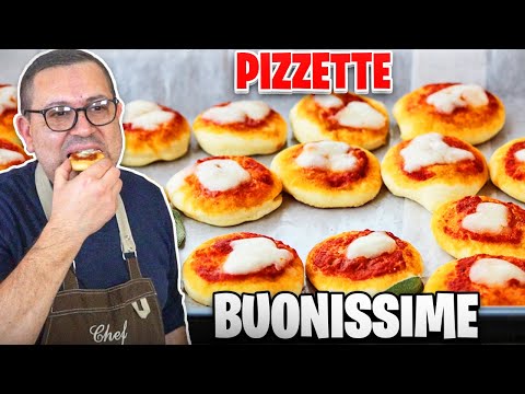 Le PIZZETTE APERITIVO da BAR FATTE IN CASA!! in 3 ore BUONISSIME!