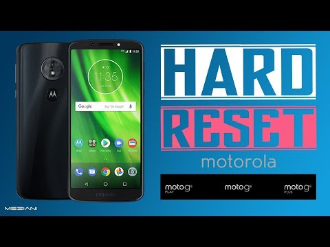 Hard Reset MOTOROLA G6 PLAY | Factory Reset