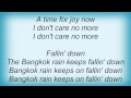 Cult - Bangkok Rain Lyrics