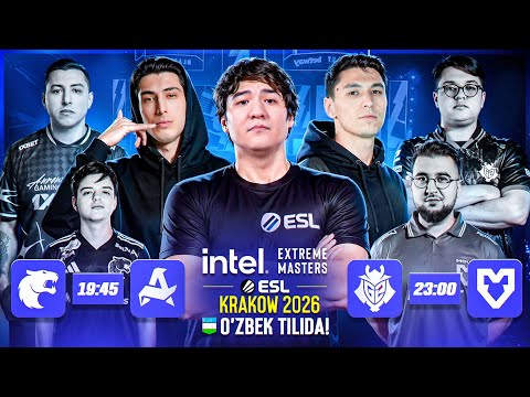🔴IEM Kraków 2026 Playoffs —  G2 vs MOUZ | LIVE | O‘zbekcha | 8-KUN