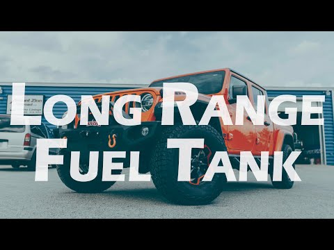 Long Range America 17 Gallon Auxiliary Fuel Tank install on a 2020 Jeep Rubicon Gladiator JT!