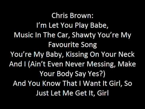Chris Brown (Feat. K-Mac) - Number One with Lyrics on Screen