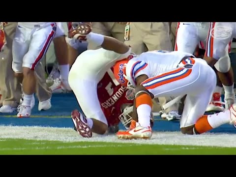 Major Wright hit on Manny Johnson 2009 *All rare angles full speed* HD