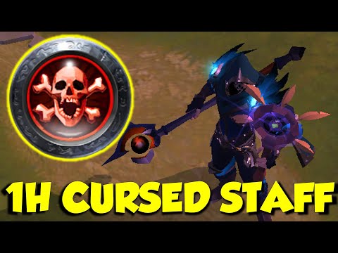 ONE SHOT CURSED STAFF BUILD | Solo PvP | Corrupted Dungeon Albion Online