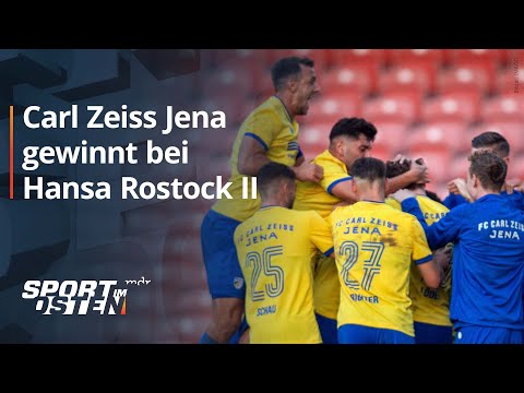 Carl Zeiss Jena gewinnt bei Hansa Rostock II | Sport im Osten