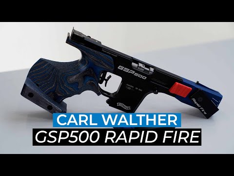 Die legendäre, aktualisierte Sportpistole jetzt auch für Schnellfeuer: Walther GSP500 Rapid Fire in .22 long rifle
