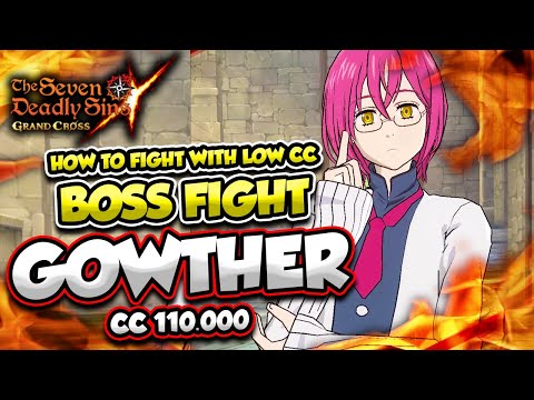 【7DS】92K LOW CC GALLAND VS 110K RED GOWTHER BOSS FIGHT CH7 EPISODE 118 Seven Deadly Sins Grand Cross