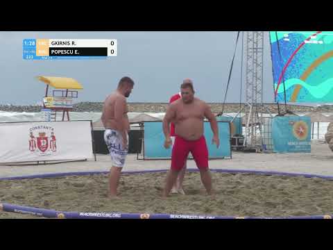 BRONZE Men's BW - +90 kg: R. GKIRNIS (GRE) v. E. POPESCU (ROU)