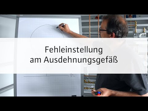 Tutorial Heizungstechnik - Klassische Fehleinstellung am Ausdehnungsgefäß - Teil 1