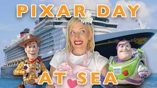 Our FIRST Pixar Day At Sea! Disney Cruise Line | Characters, Snacks, Shows | Disney Fantasy Review