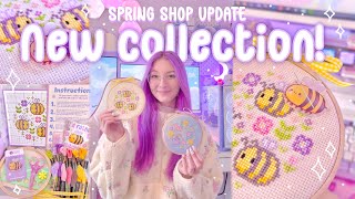 Spring SOLD OUT kits 🌸 Designing and packing new products for the spring shop update
