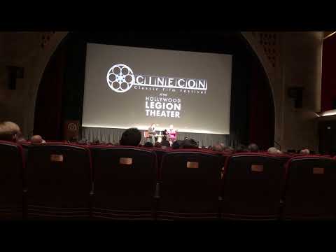 Mitzi Gaynor at Cinecon 2022 getting the Legend Award