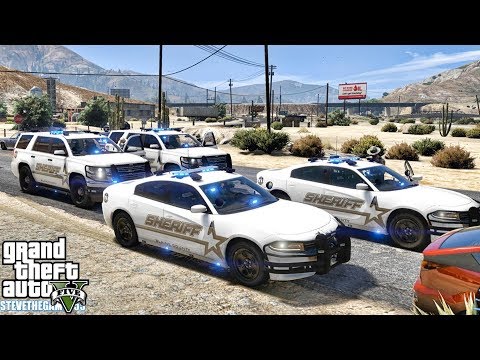 GTA 5 MODS LSPDFR 0.4.3 - EP 13 - MONDAY SHERIFF PATROL!!! (GTA 5 REAL LIFE PC MOD)