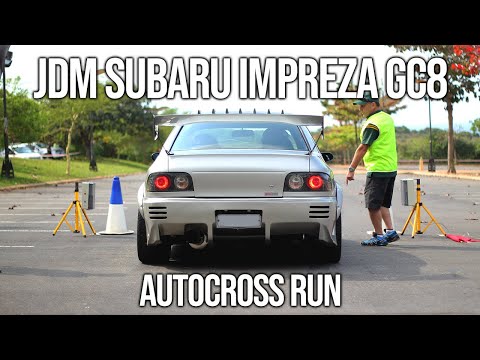 JDM Subaru Impreza GC8 - Autocross Run